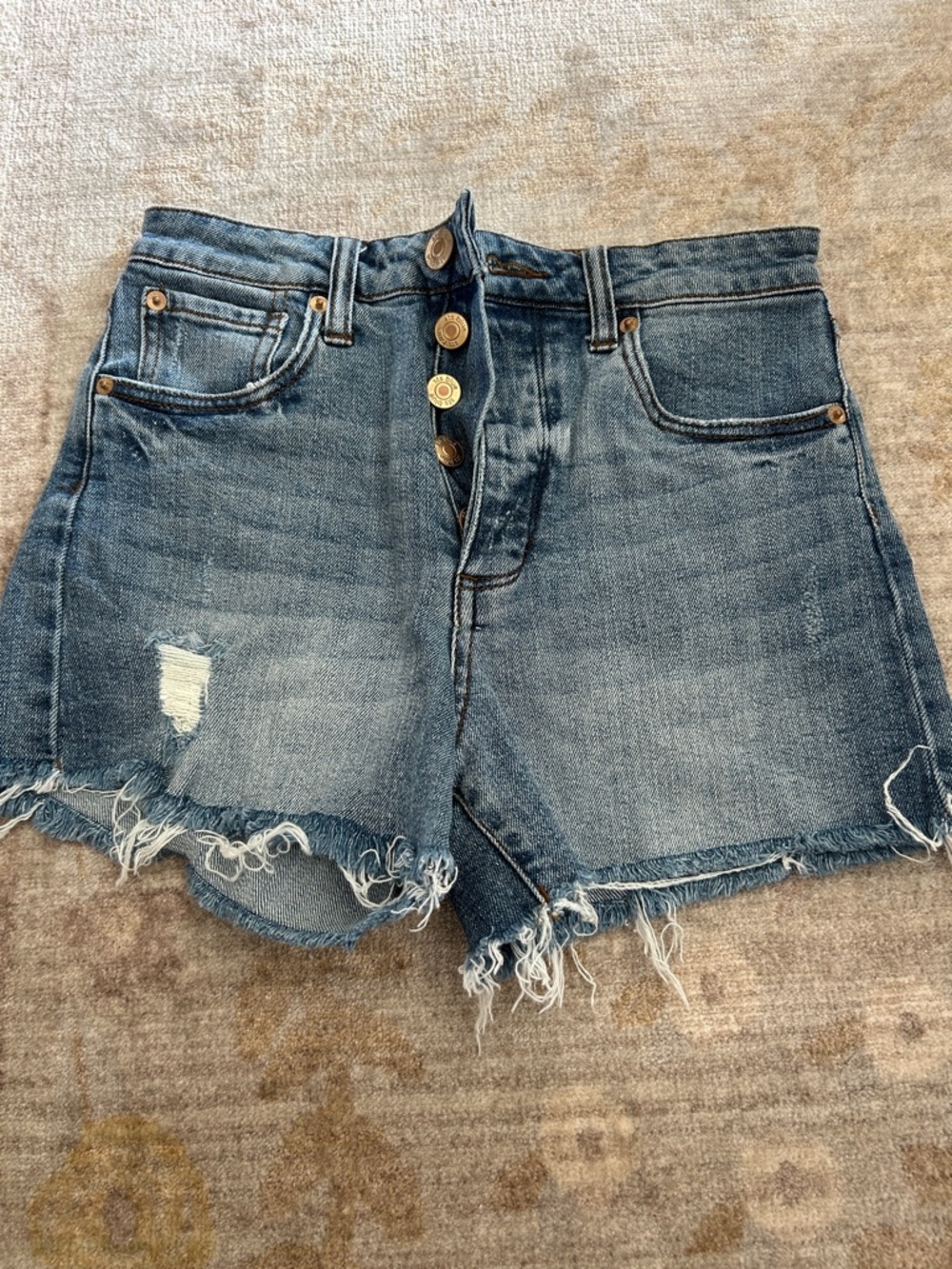 STS Blue High Waisted Jean Shorts